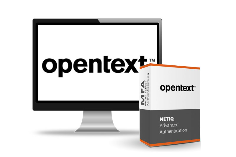 Softwarbox-mit-Bildschirm-Opentext-NETIQ