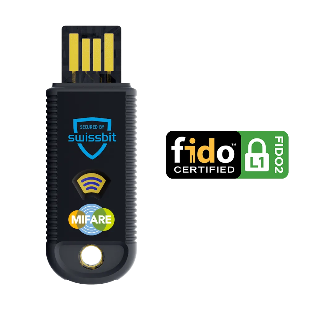 Swissbit iShield Key FIDO2 MIFARE (USB-A)